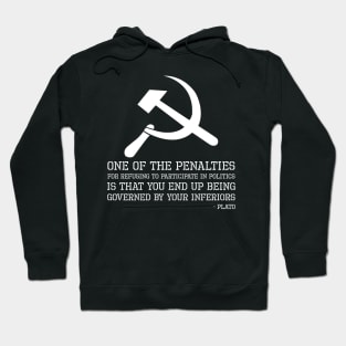 Anti Socialist & Communist - Ancient Greek Plato Quote Hoodie